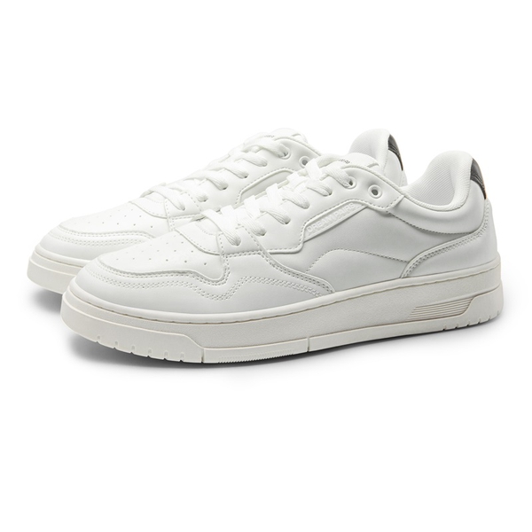 Men's Low-Top Fashion Sneakers - WHITE - 2