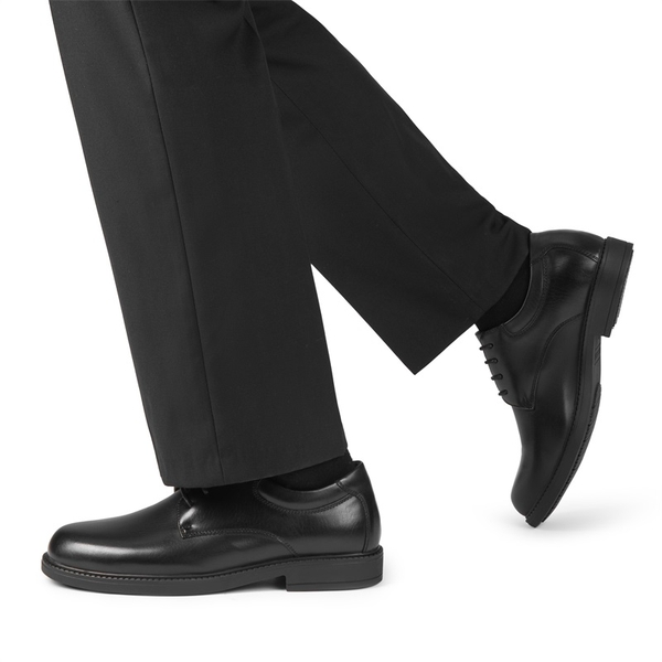 Men's Non-Slip Work Shoes - ALL BLACK-PU - 6
