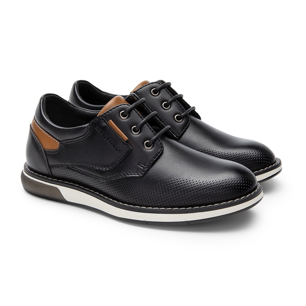 Boys' Stylish Dress Sneakers - BLACK - 3