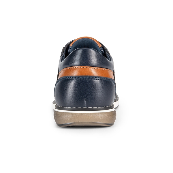 Boys' Stylish Dress Sneakers - NAVY - 4