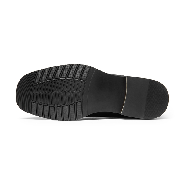 Men's Pull On Chelsea Boots - BLACK-PU - 3