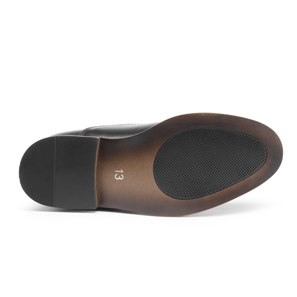 Boys' Cap-Toe Oxford Dress Shoes - BLACK - 3