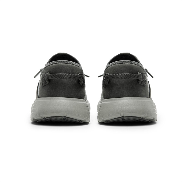 Knitted Slip-On Casual Loafers - GREY - 4