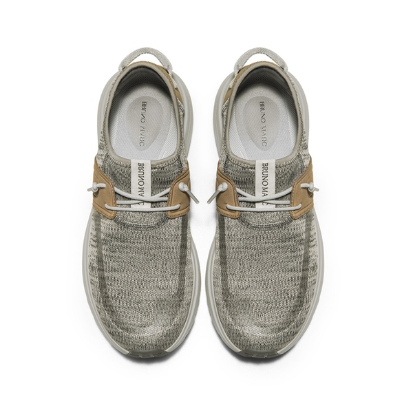 Knitted Slip-On Casual Loafers - FLORAL GREY - 2