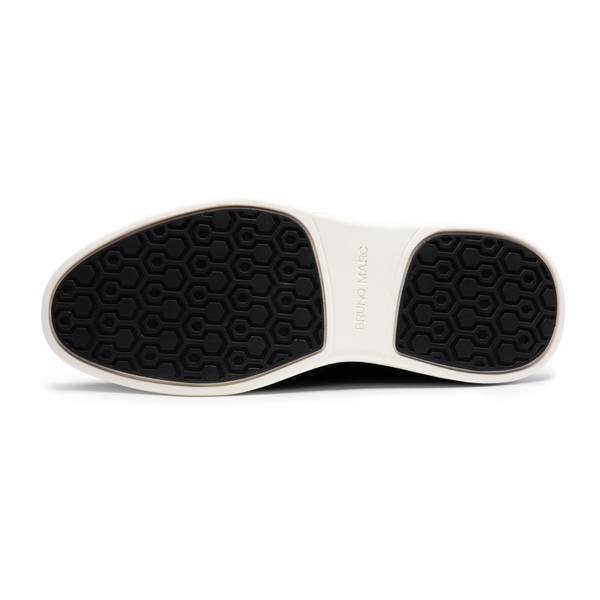 [MaxFlex SuiteCraft-] Men's Business Casual Oxford Sneakers - BLACK/WHITE - 3
