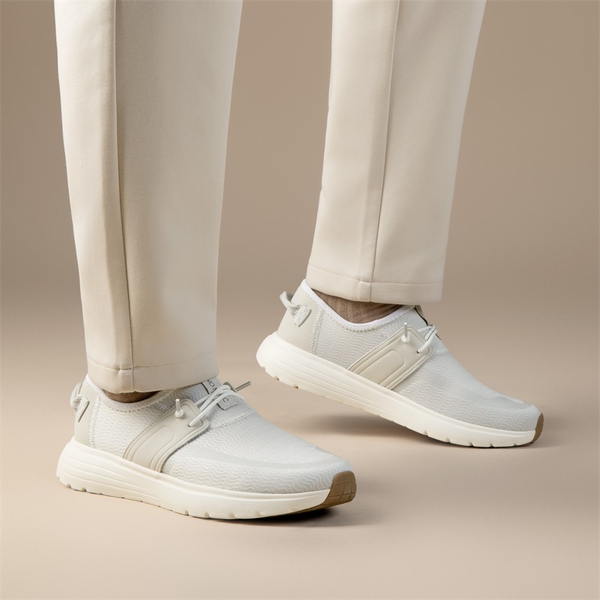 Knitted Slip-On Casual Loafers - BEIGE - 5