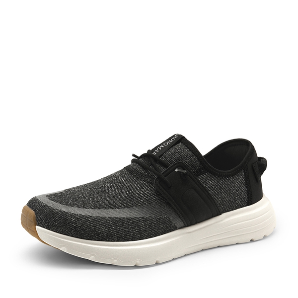 Knitted Slip-On Casual Loafers - BLACK -  0