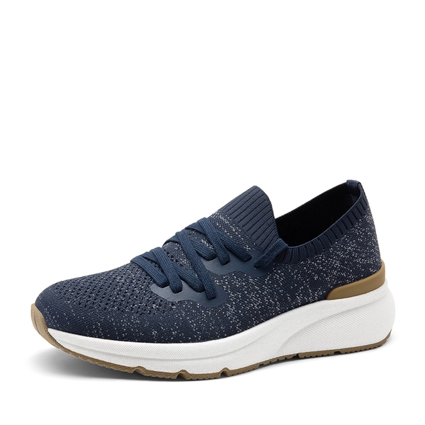 Men's Lightweight Slip-On Sneakers - DARK BLUE -  0