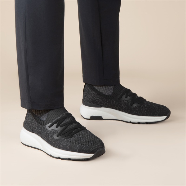 Men's Lightweight Slip-On Sneakers - BLACK - 6