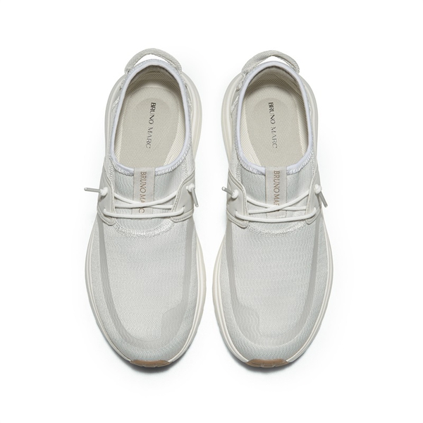 Knitted Slip-On Casual Loafers - BEIGE - 2