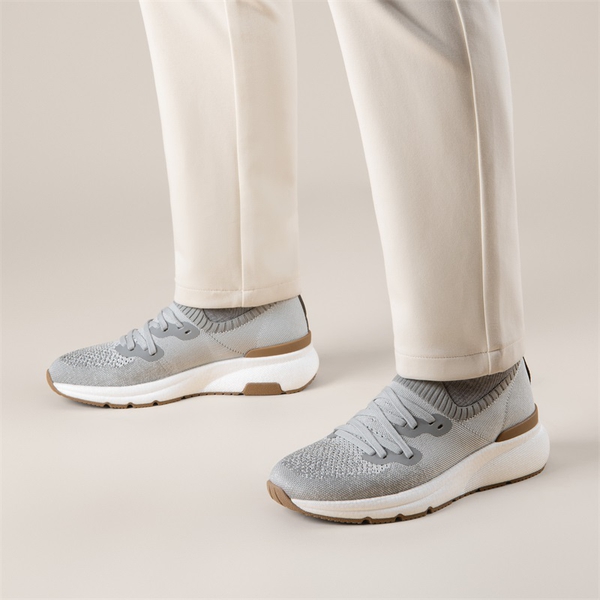 Men's Lightweight Slip-On Sneakers - LIGHT GREY - 5