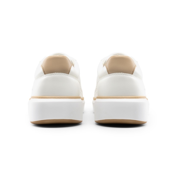Men's Lightweight Arch Support Sneakers - WHITE - 4
