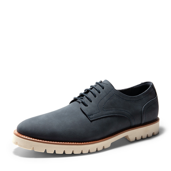 Men's Smart Suede Oxford Shoes - DARK BLUE -  0