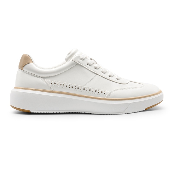 Men's Lightweight Arch Support Sneakers - WHITE - 1