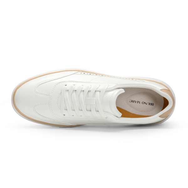 Men's Lightweight Arch Support Sneakers - WHITE - 5