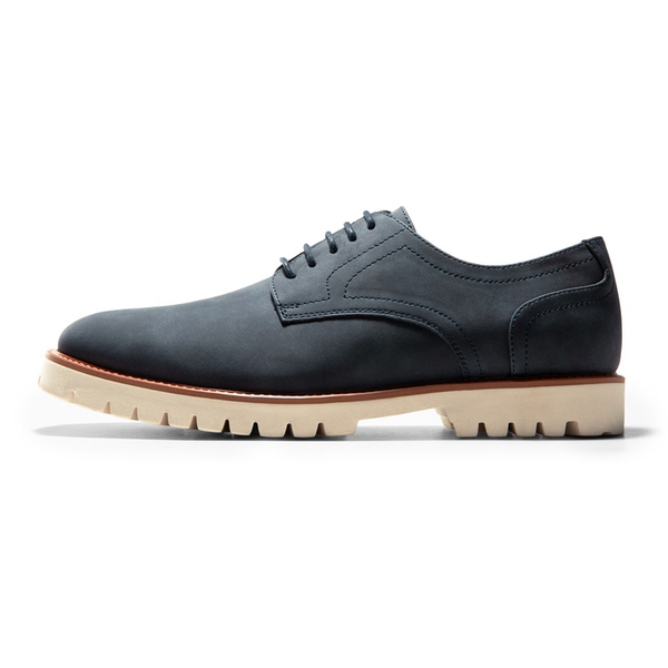 Men's Smart Suede Oxford Shoes - DARK BLUE - 1