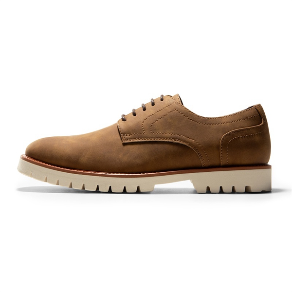 Men's Smart Suede Oxford Shoes - BROWN - 1
