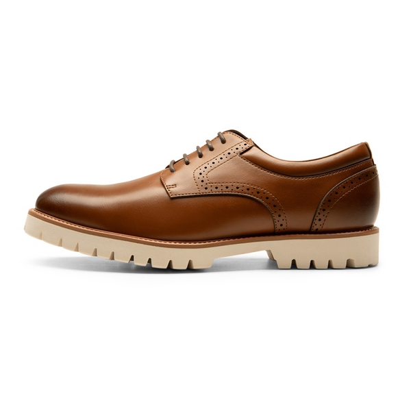 Men's Non-Slip Oxford Derby Shoes - BROWN - 1