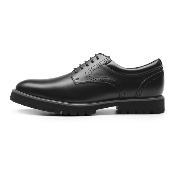 Men's Non-Slip Oxford Derby Shoes - BLACK - 1