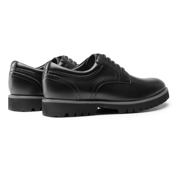 Men's Non-Slip Oxford Derby Shoes - BLACK - 6