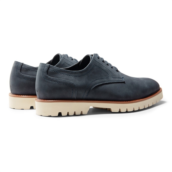 Men's Smart Suede Oxford Shoes - DARK BLUE - 4