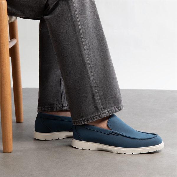 Men's Lightweight Slip-On Loafers - DARK BLUE - 5