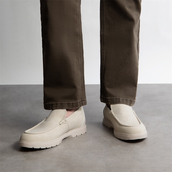 Men's Lightweight Slip-On Loafers - SAND - 6