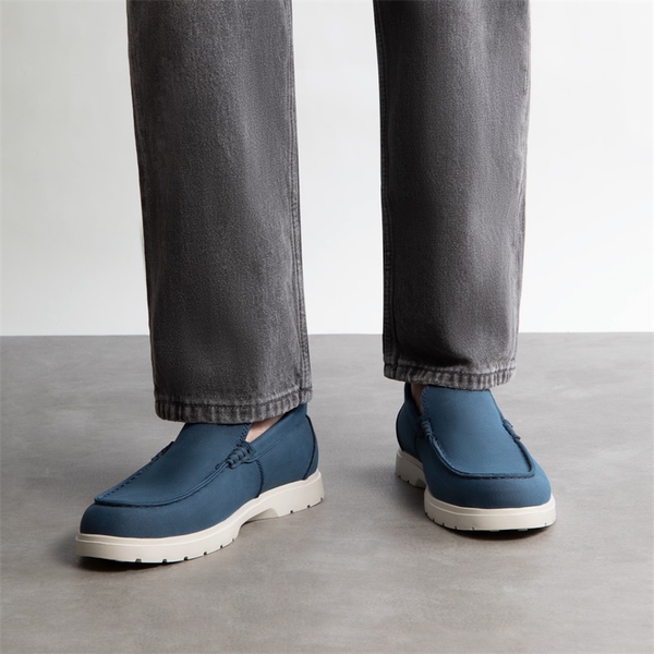 Men's Lightweight Slip-On Loafers - DARK BLUE - 6
