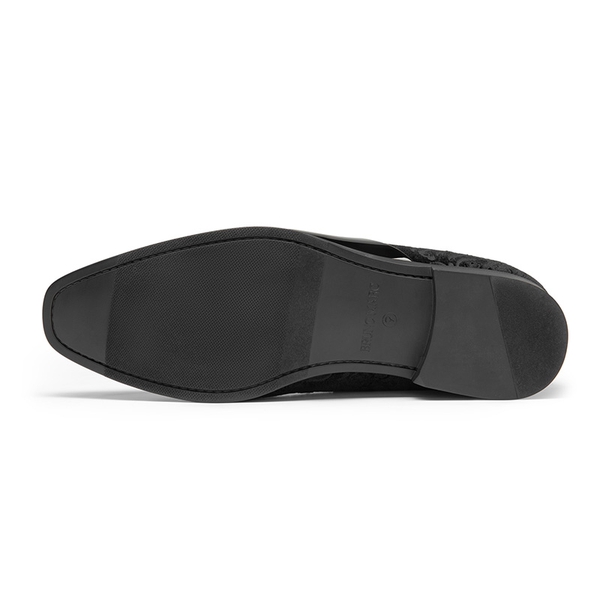 Men's Fashion Tuxedo Oxford Shoes - BLACK - 3
