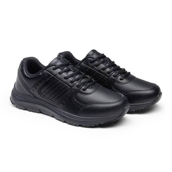 Men's Splash-Proof Work Sneakers - BLACK - 2