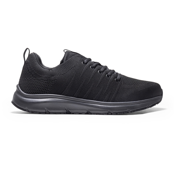 Men's Lightweight Non-Slip Work Shoes - BLACK - 1