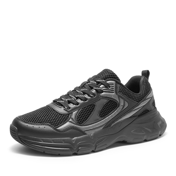 Men's Casual Retro Sneakers - ALL BLACK -  0