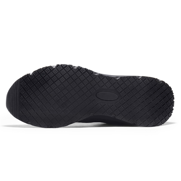 Men's Comfortable Knit Work Sneakers - BLACK - 3