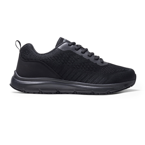 Men's Comfortable Knit Work Sneakers - BLACK - 1