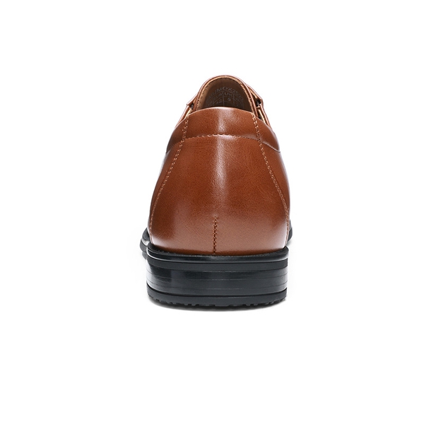 Men's Smart Casual Oxford Shoes - BROWN - 4