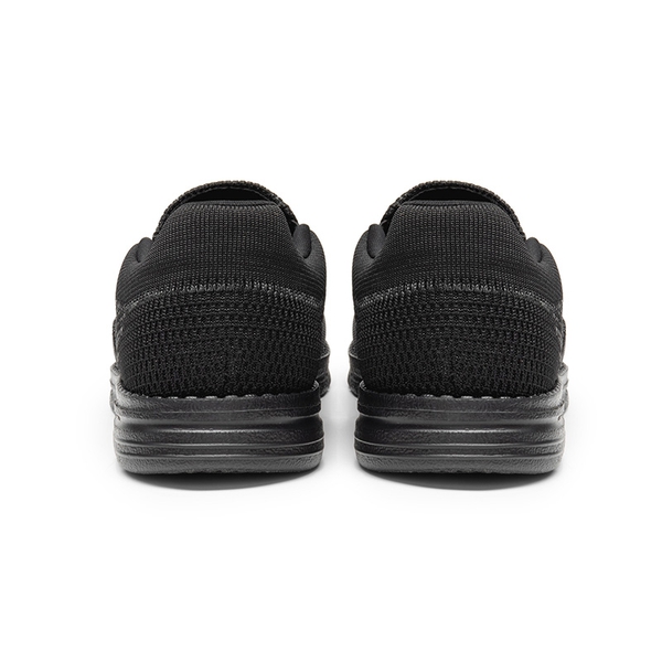 Men's Casual Slip-On Knit Loafers - BLACK - 4