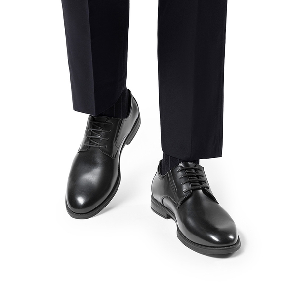 Men's Smart Casual Oxford Shoes - BLACK - 5