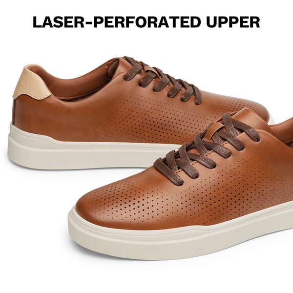 Men's Breathable Fashion Sneakers - BROWN - 5