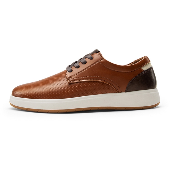 Men's Lightweight Smart Casual Sneakers - BROWN - 1