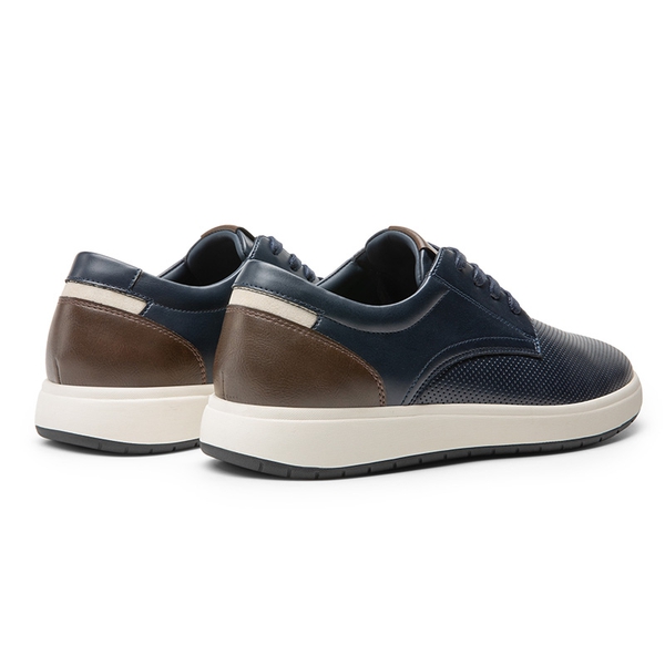 Men's Lightweight Smart Casual Sneakers - DARK BLUE - 4