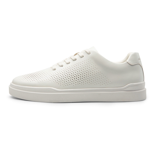 Men's Breathable Fashion Sneakers - WHITE - 1