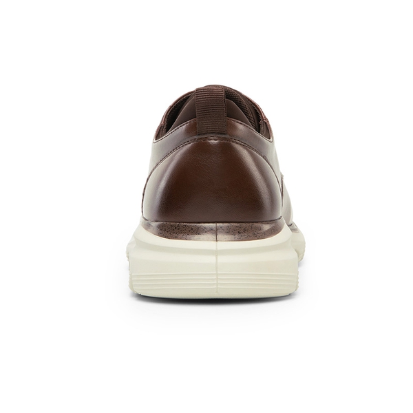 [MaxFlex ActiveLite] Men's Comfy Smart Casual Oxford Shoes - DARK BROWN - 4