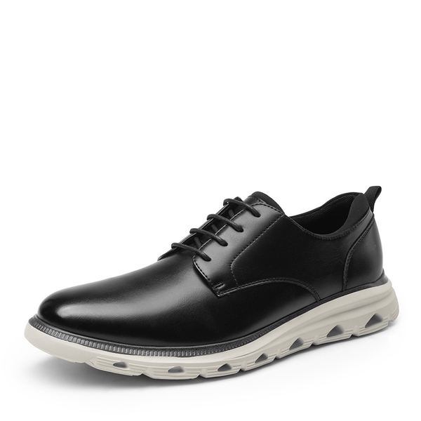 Men's Comfy Smart Casual Oxford Shoes - BLACK -  0