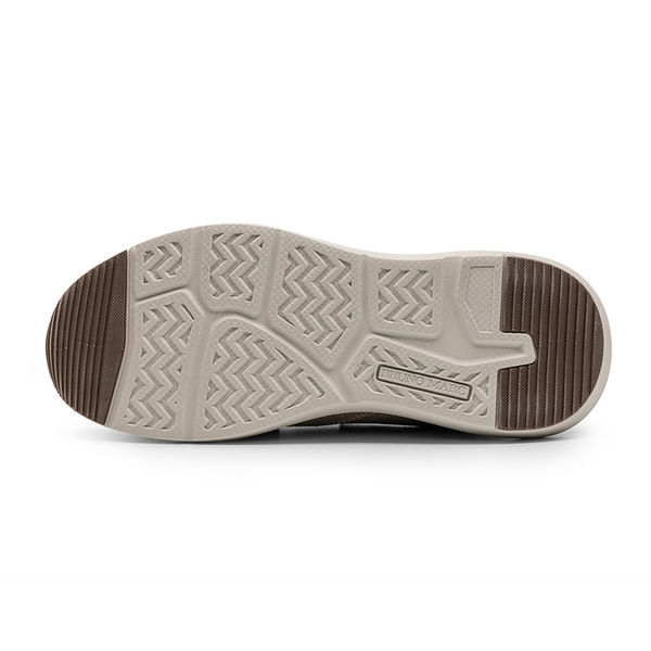 Men's Slip-On Canvas Loafers - KHAKI - 3