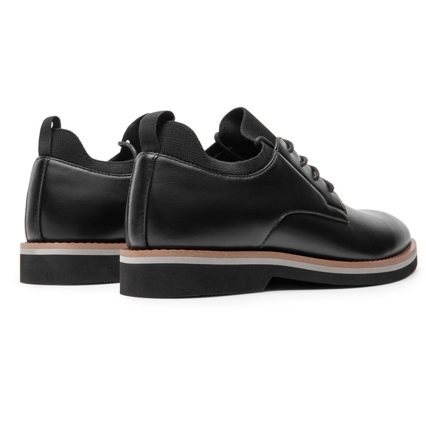 Men's Business Casual Derby Shoes - BLACK - 2