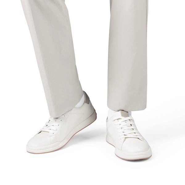 Men's Casual Lifestyle Sneakers - WHITE - 5