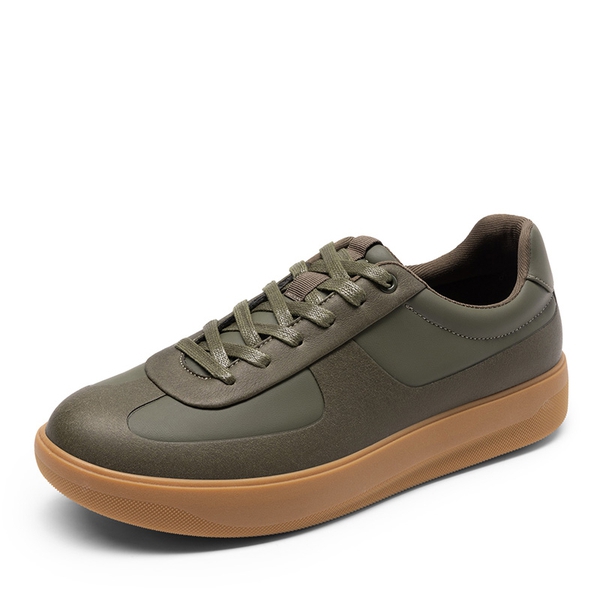 Men's High-Sole Fashion Sneakers - OLIVE -  0
