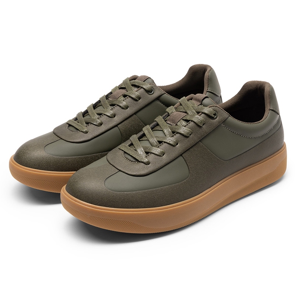 Men's High-Sole Fashion Sneakers - OLIVE - 2