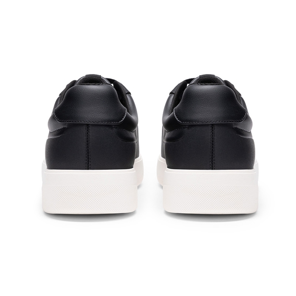 Men's High-Sole Fashion Sneakers - BLACK - 4