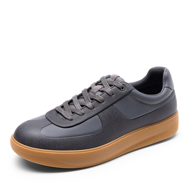 Men's High-Sole Fashion Sneakers - DARK GREY -  0
